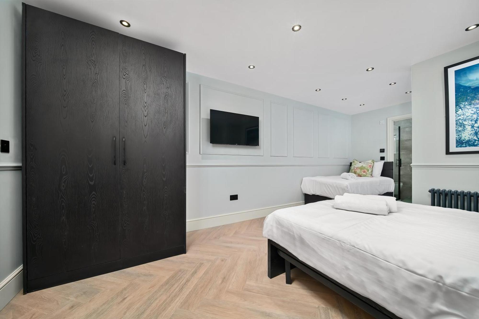 Nine Elms Modern Studio Apartments London Bagian luar foto