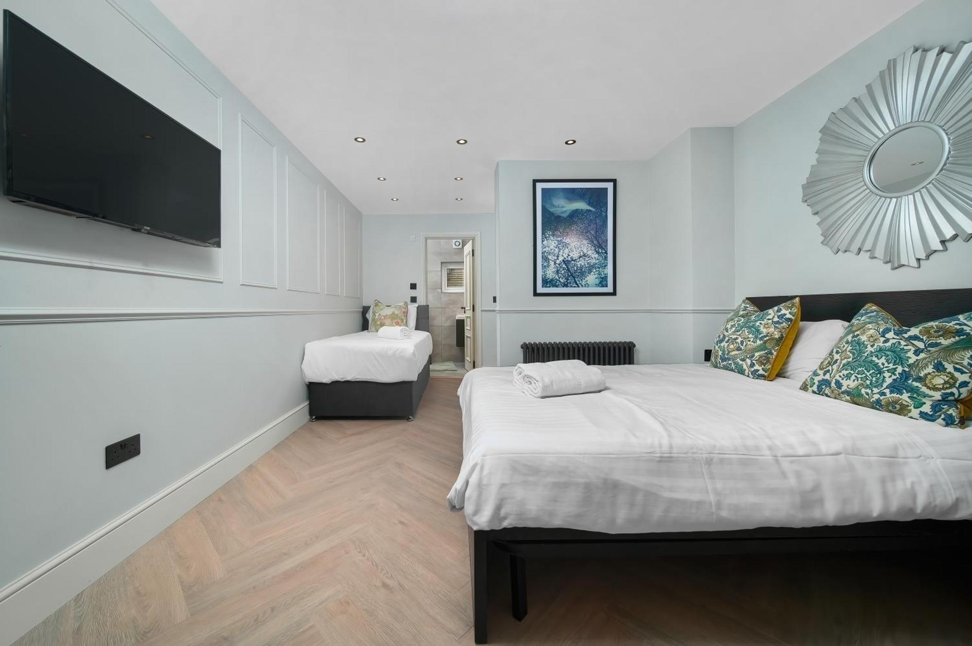 Nine Elms Modern Studio Apartments London Bagian luar foto