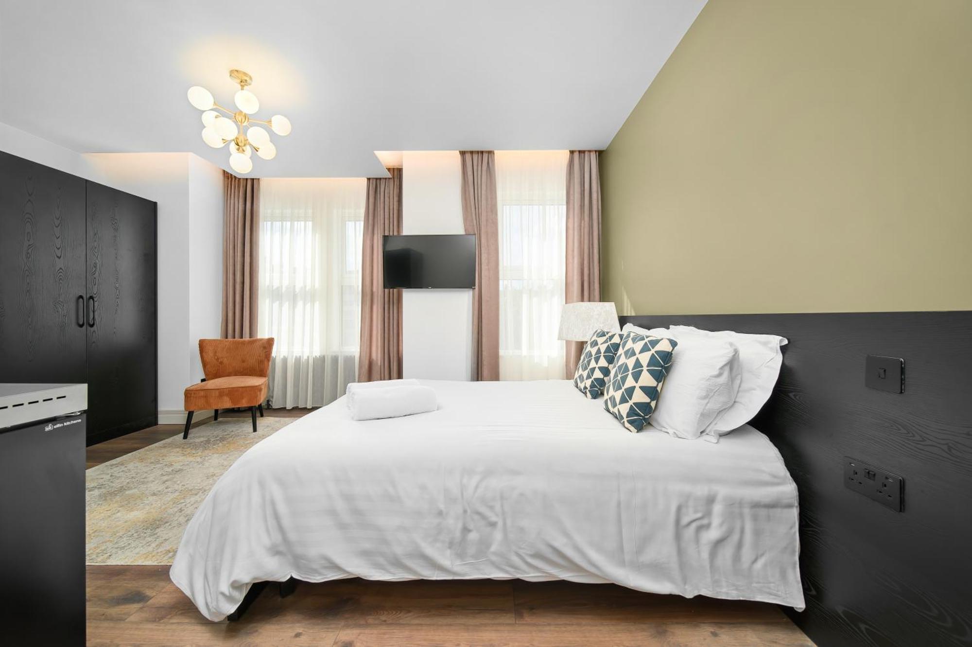 Nine Elms Modern Studio Apartments London Bagian luar foto
