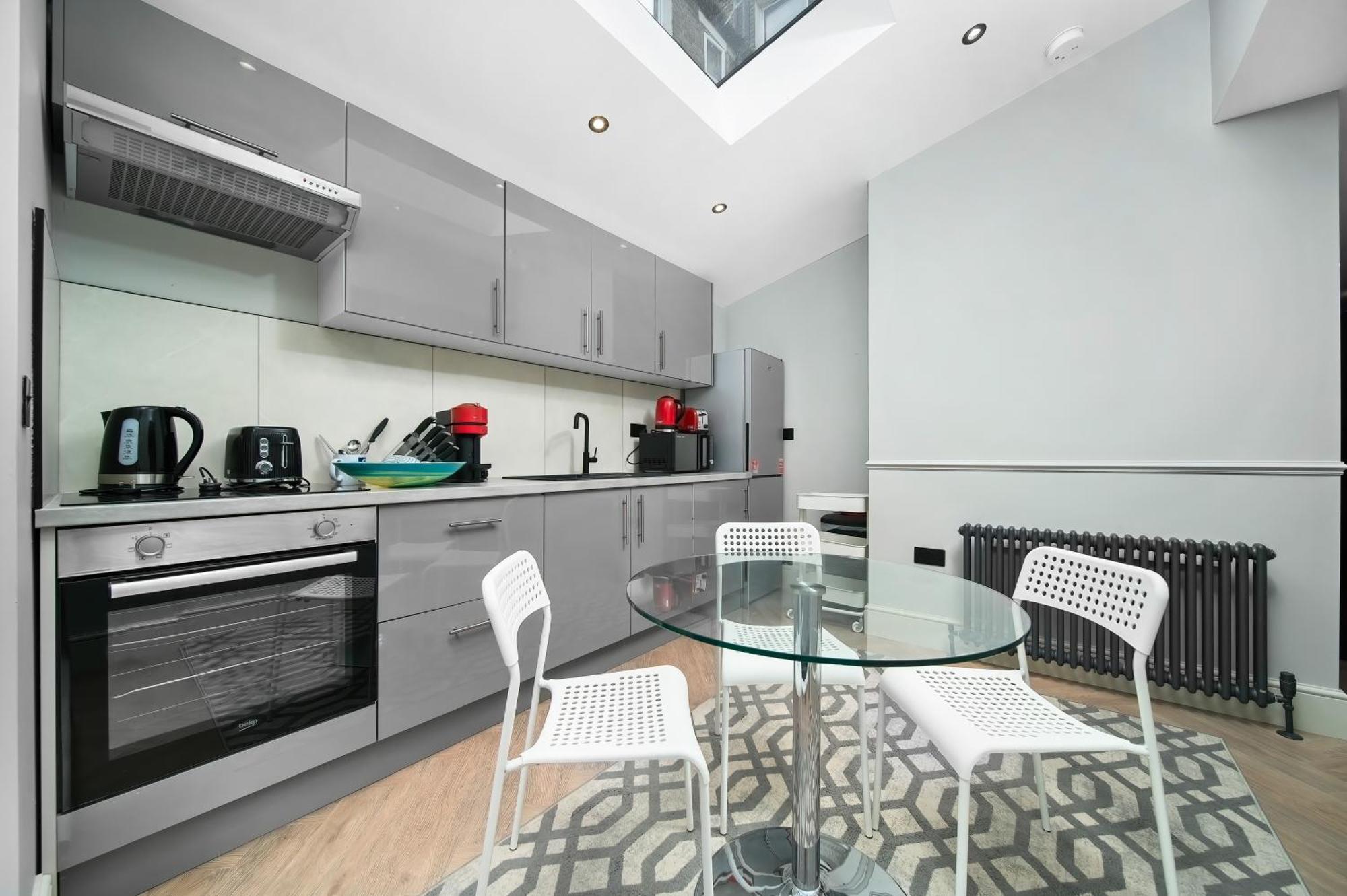 Nine Elms Modern Studio Apartments London Bagian luar foto
