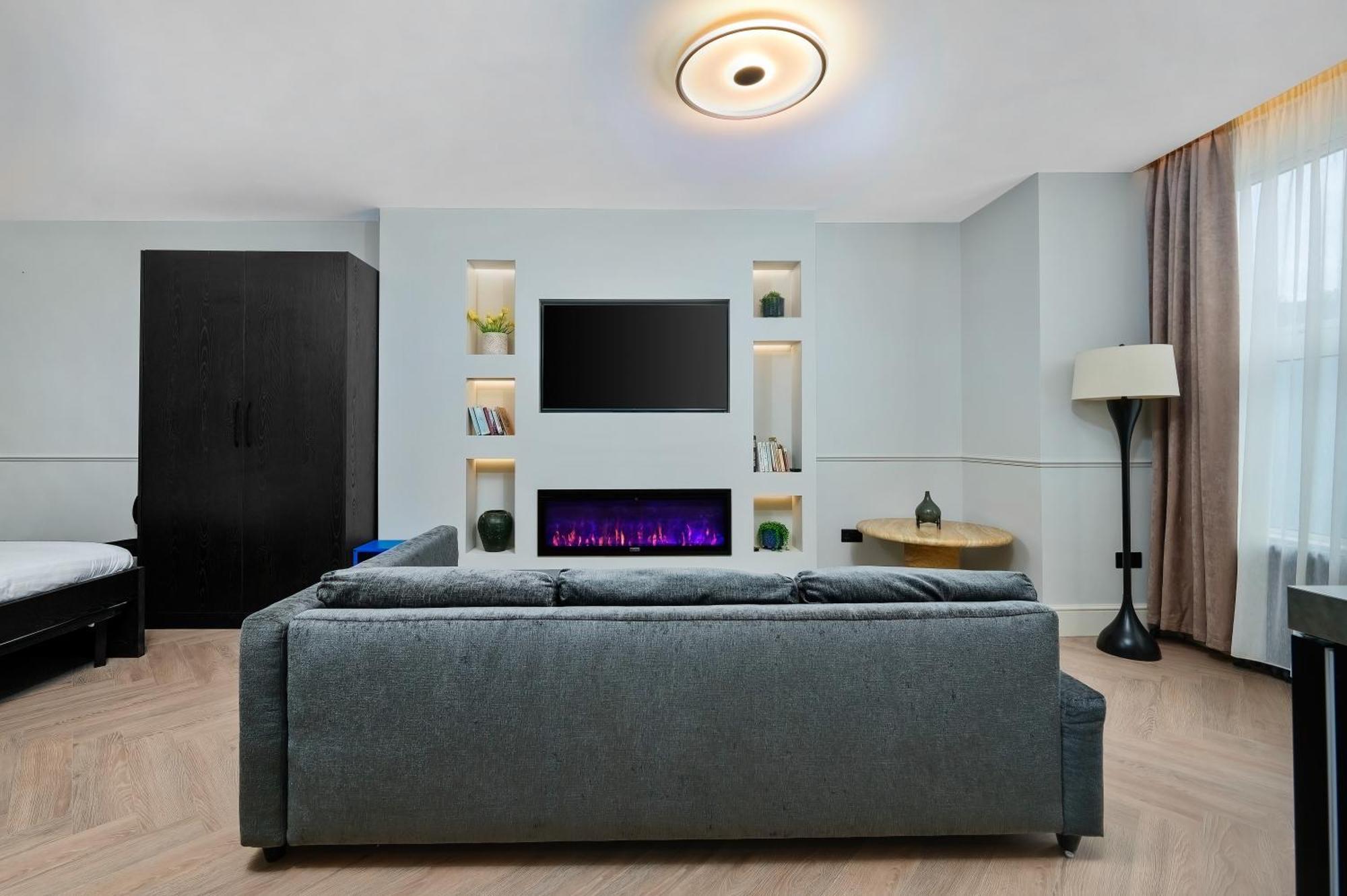 Nine Elms Modern Studio Apartments London Bagian luar foto