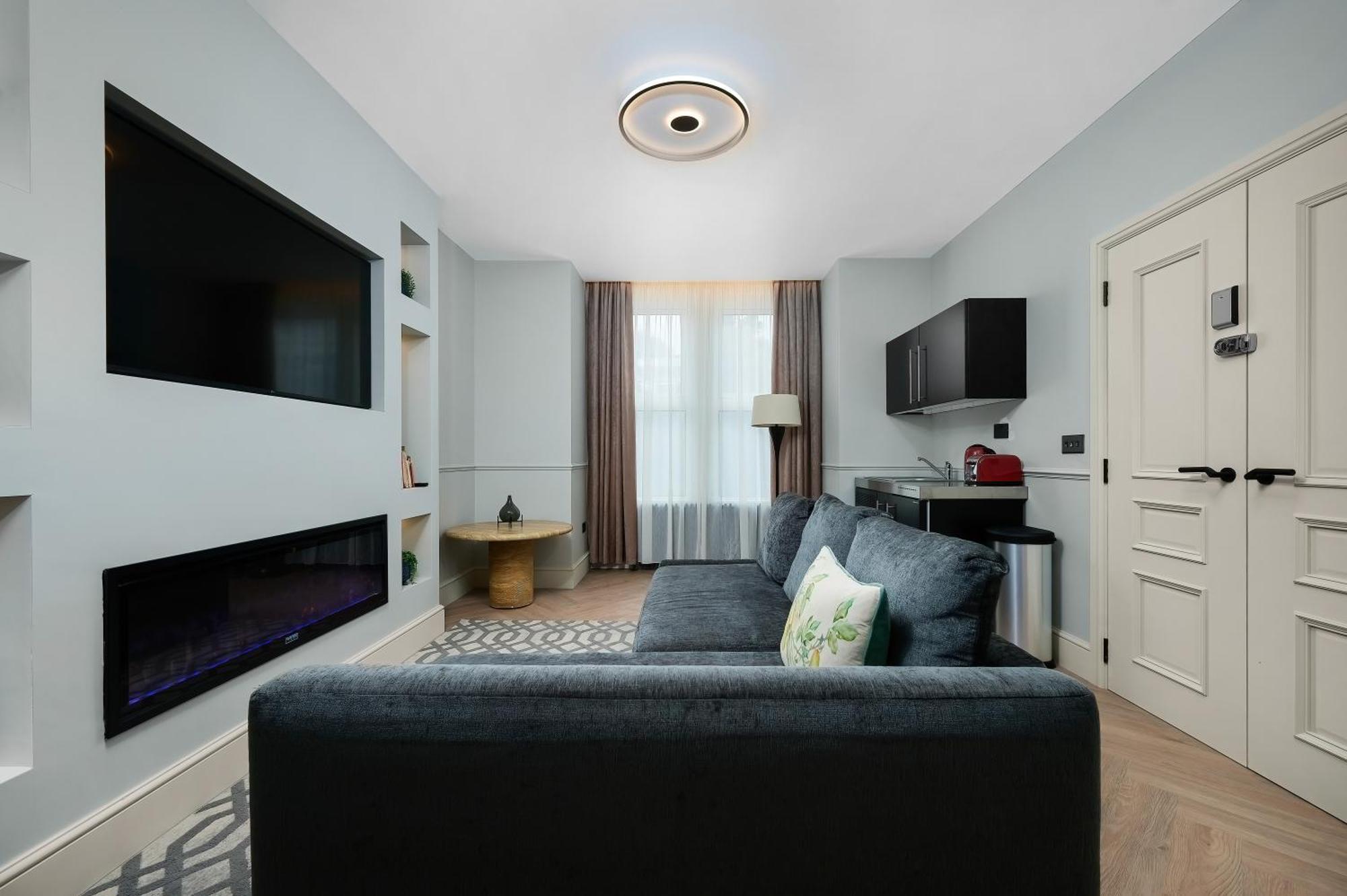 Nine Elms Modern Studio Apartments London Bagian luar foto
